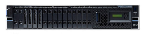 IBM Power S1122 9824-22A 8-Core Power11 iSeries Server front and rear views in 2U rack configuration