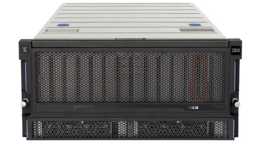 IBM 4657-92G FlashSystem 7000 5U92 high-density SAS expansion enclosure front and rear views with 92 drive bays and SAS ports