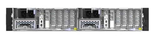 IBM 5075-A30 FlashSystem 7600 465TB NVMe control enclosure rear view