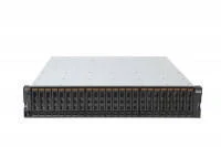 IBM 2072 FlashSystem 5015 SFF Control Enclosure Model 2N4 showing 2U rack-mount chassis, front NVMe drive bays, dual controllers, status LEDs, and compact all-flash design