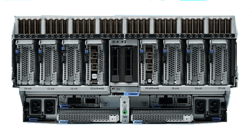 IBM Power 9080-HEU Power11 Server rear view