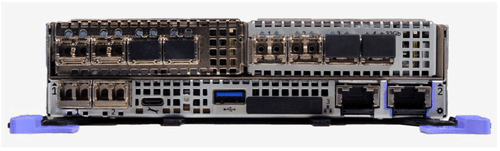 IBM 5127-A20 Replacement Node Canister front and rear views with dual node hardware and connectors