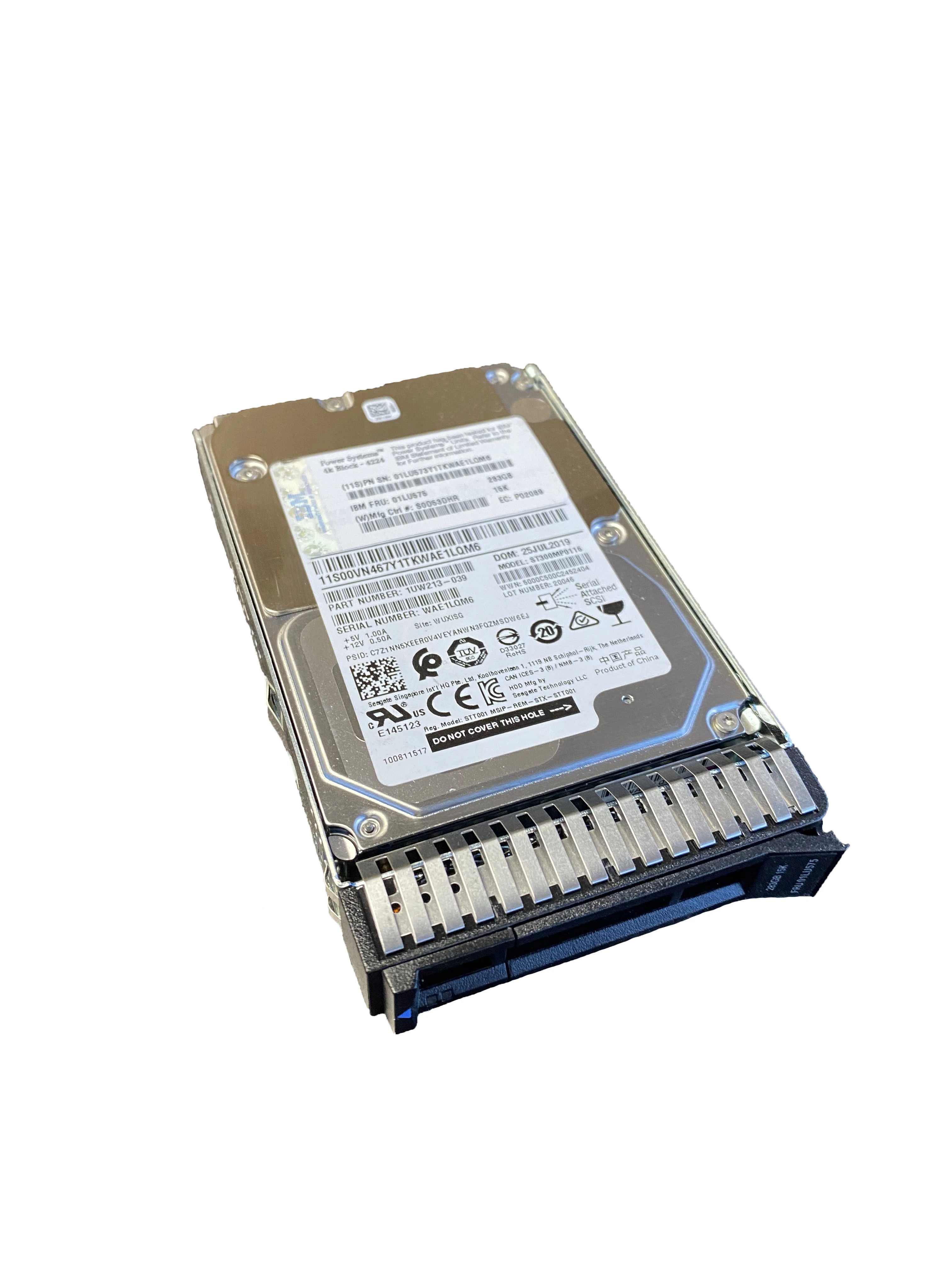 IBM Power8 SAS SSD or HDD drive in SFF-3 carrier