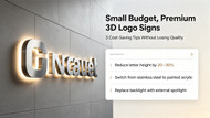 How to Get Premium 3D Logo Signs on a Small Budget — 3 Cost-Saving Tips That Don't Sacrifice Quality