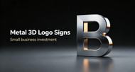Is it worth investing in premium metal 3D logo sign for small business