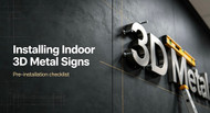 What To Know Before Installing Custom 3D Metal Signs Indoors