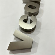 Why Brushed Stainless Steel 3D Letters Are Ideal For Your Office Logo Wall