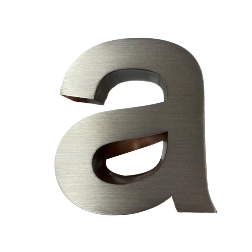 brushed 304 stainless steel、dimensional 3D letter、law firm lobby sign