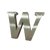 Custom stainless steel3D channel letter,brushed finish,business signage