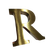 Brushed stainless steel 3D channel letter, customizable single metal letter for commercial brand signs