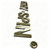 Brushed electroplated stainless steel 3D letter, custom metal commercial sign