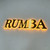 Backlit stainless steel full word sign