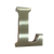 Brushed silver 304 stainless steel 3D dimensional letter a sample for custom law firm lobby logo sign
