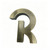 custom brushed stainless steel office letter sign