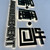 Installed custom metal backlit signage in modern retail or salon interior design