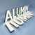 Light Gray Front-lit Stainless Steel 3D Letters With Soft Shadow