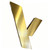 Electroplated stainless steel store front letter