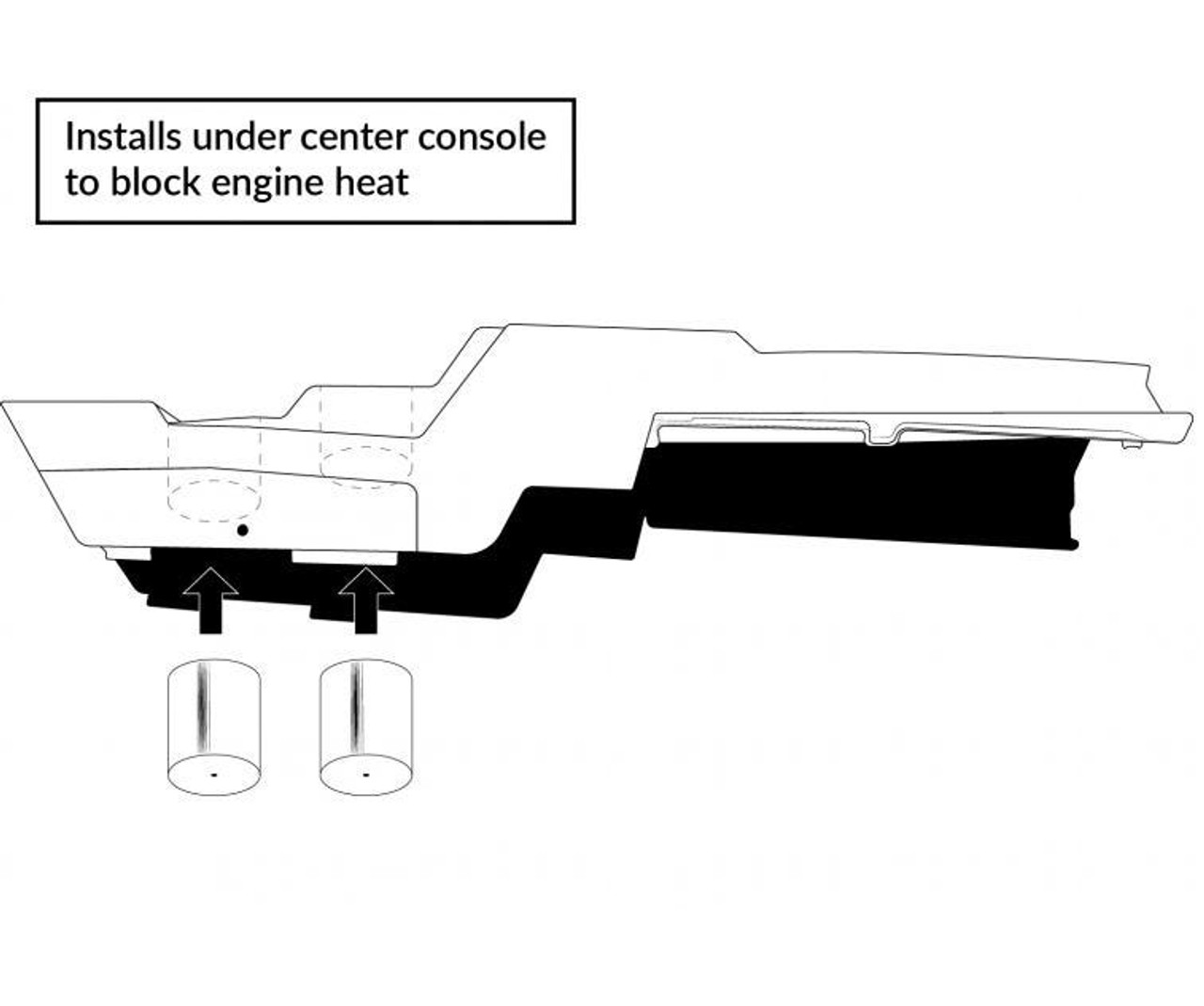 Polaris RZR Cup Holder Insulator