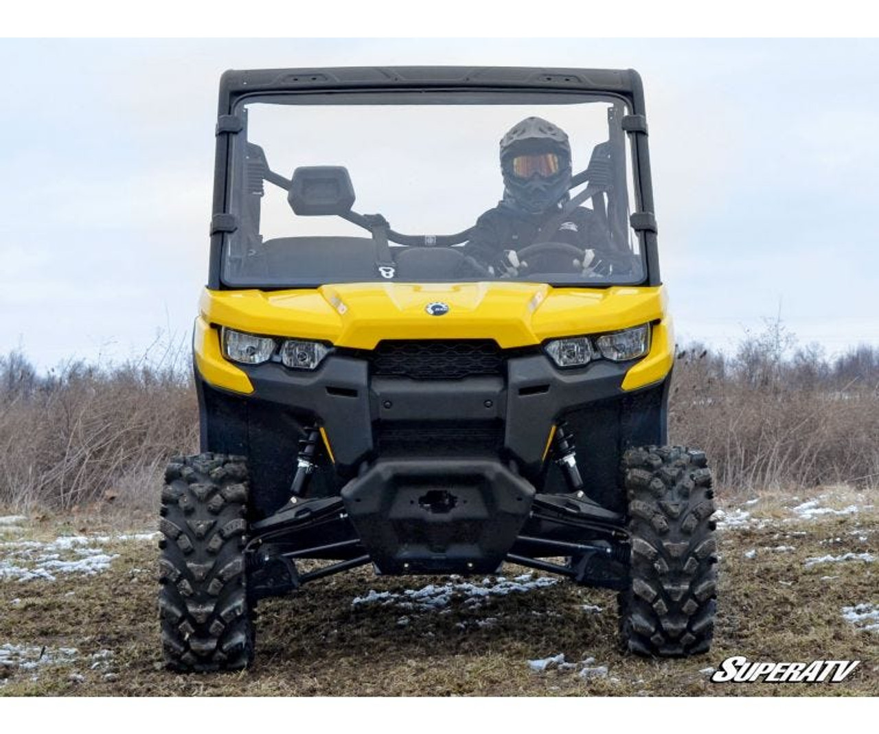 Can-Am Defender Scratch Resistant Full Windshield