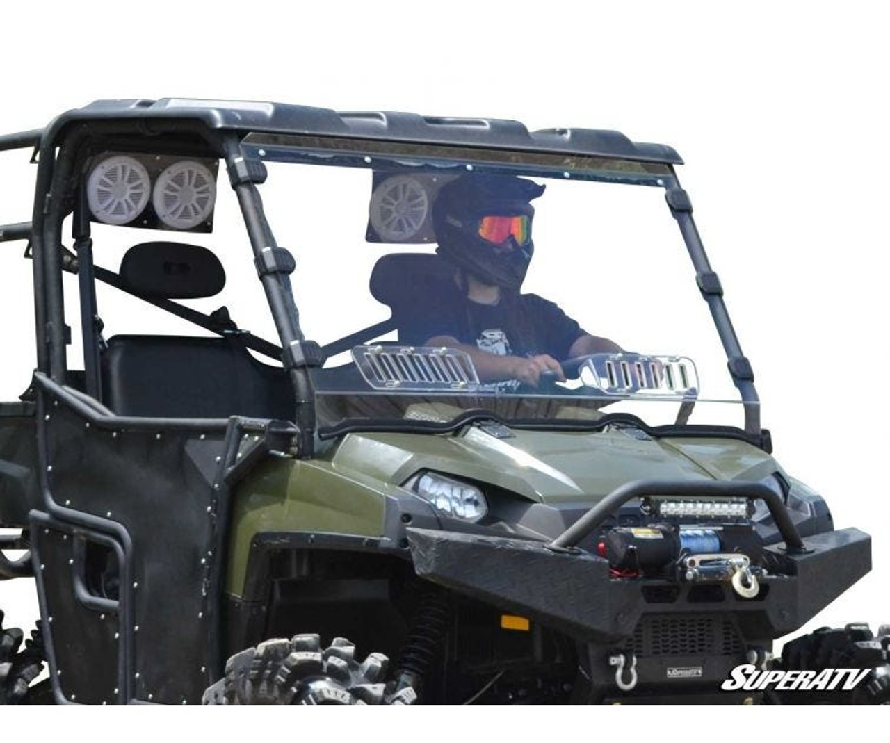 Polaris Ranger 800 Scratch Resistant Vented Full Windshield