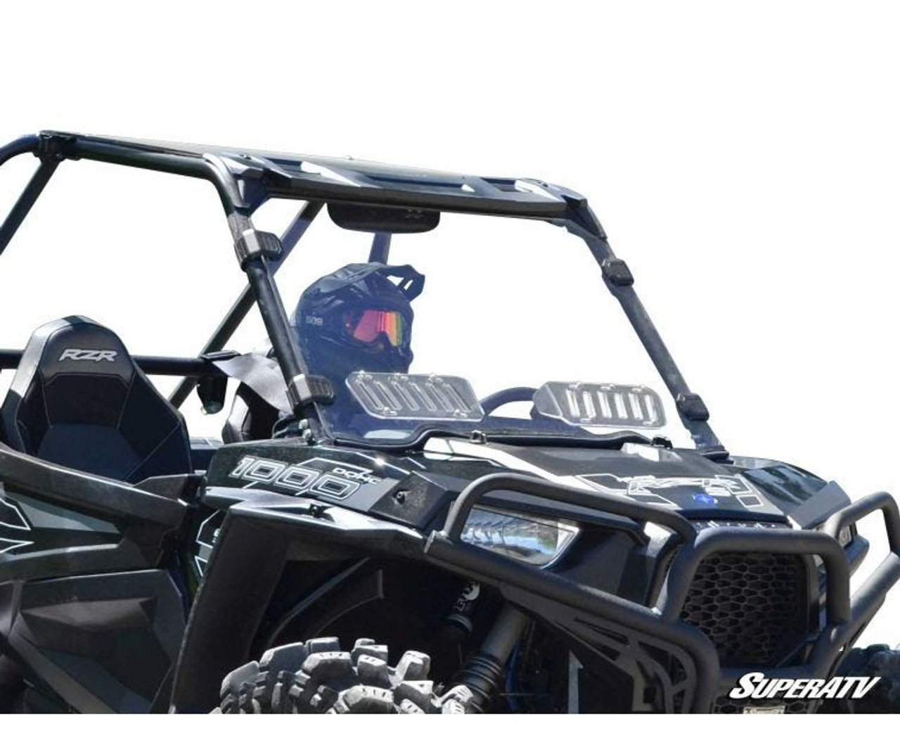 Polaris RZR XP Turbo Scratch Resistant Vented Windshield