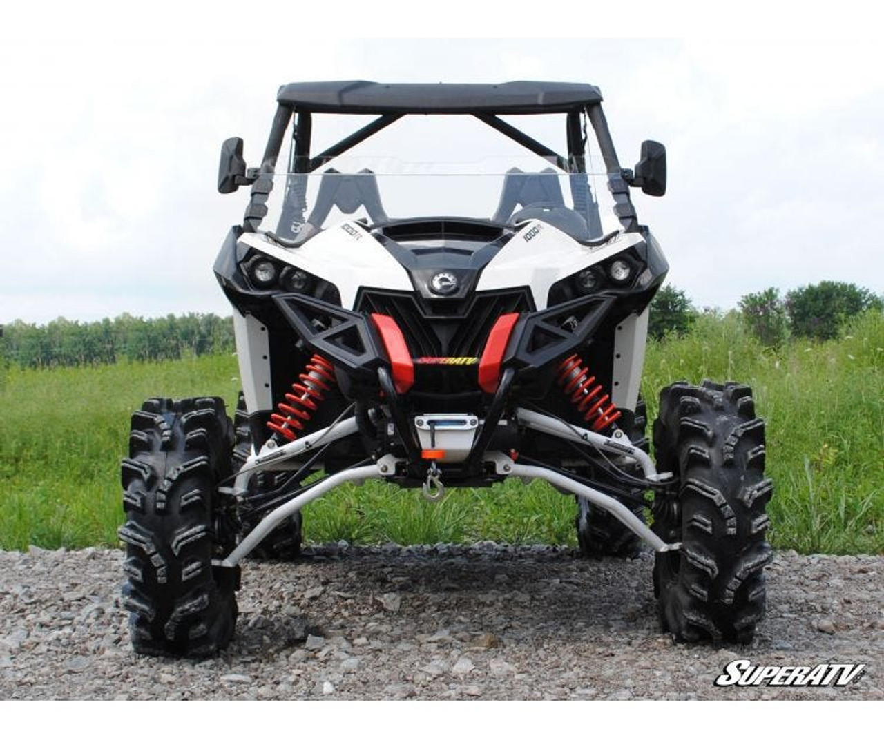 Can-Am Maverick Scratch Resistant Half Windshield