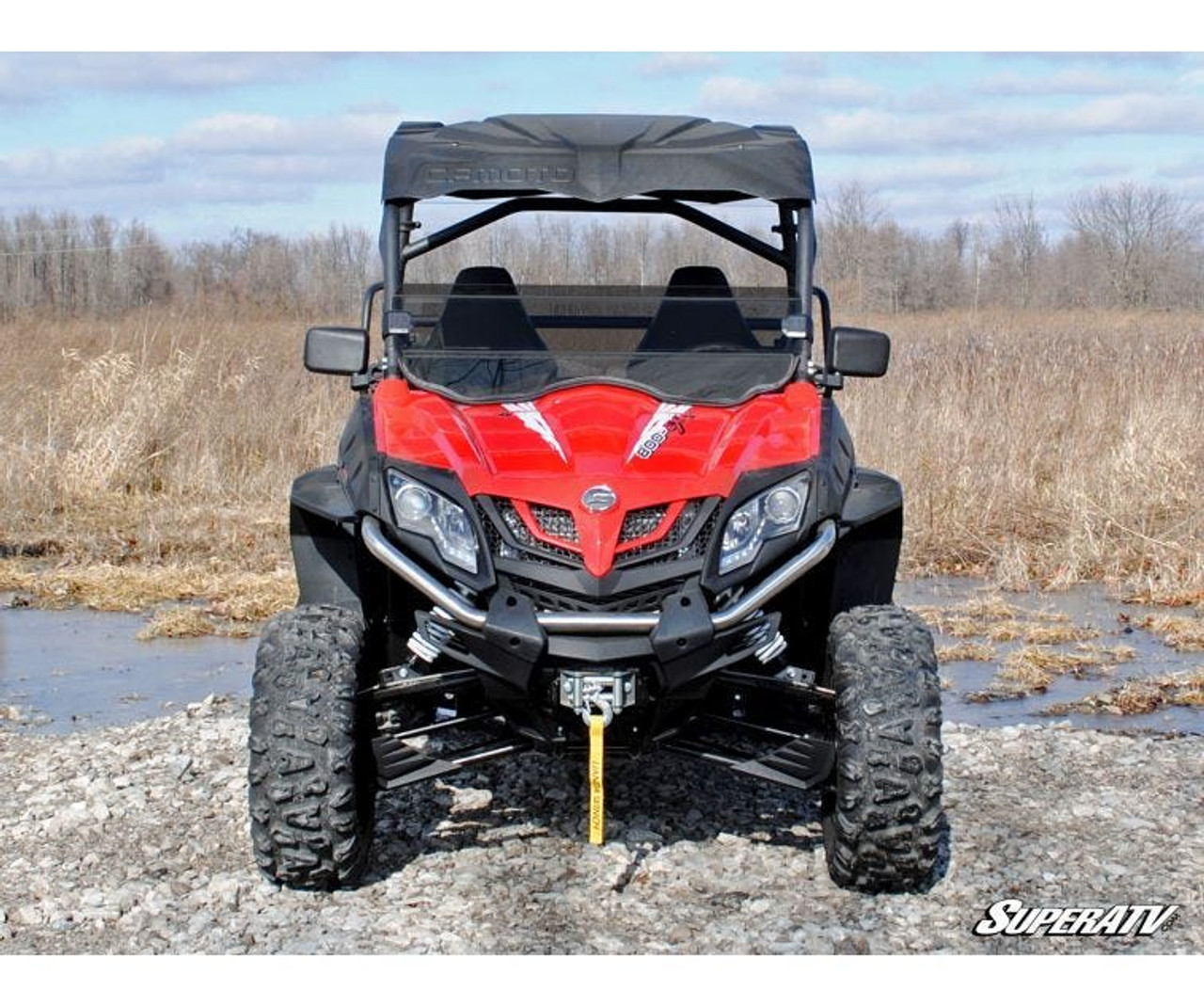 CFMOTO ZForce Scratch-Resistant Half Windshield