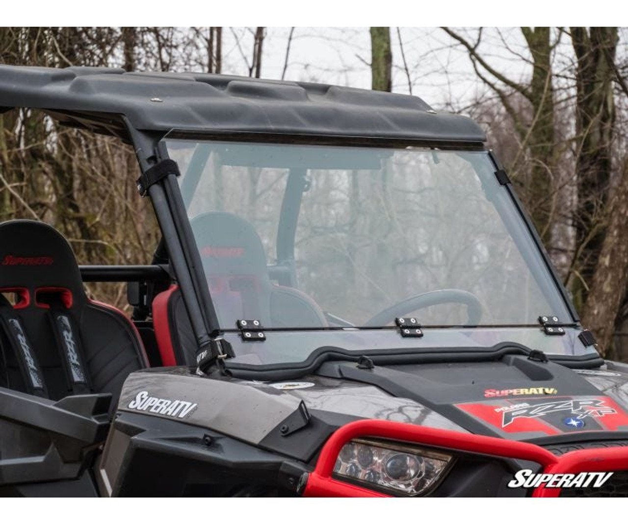 Polaris RZR 900 Scratch Resistant Flip Down Windshield