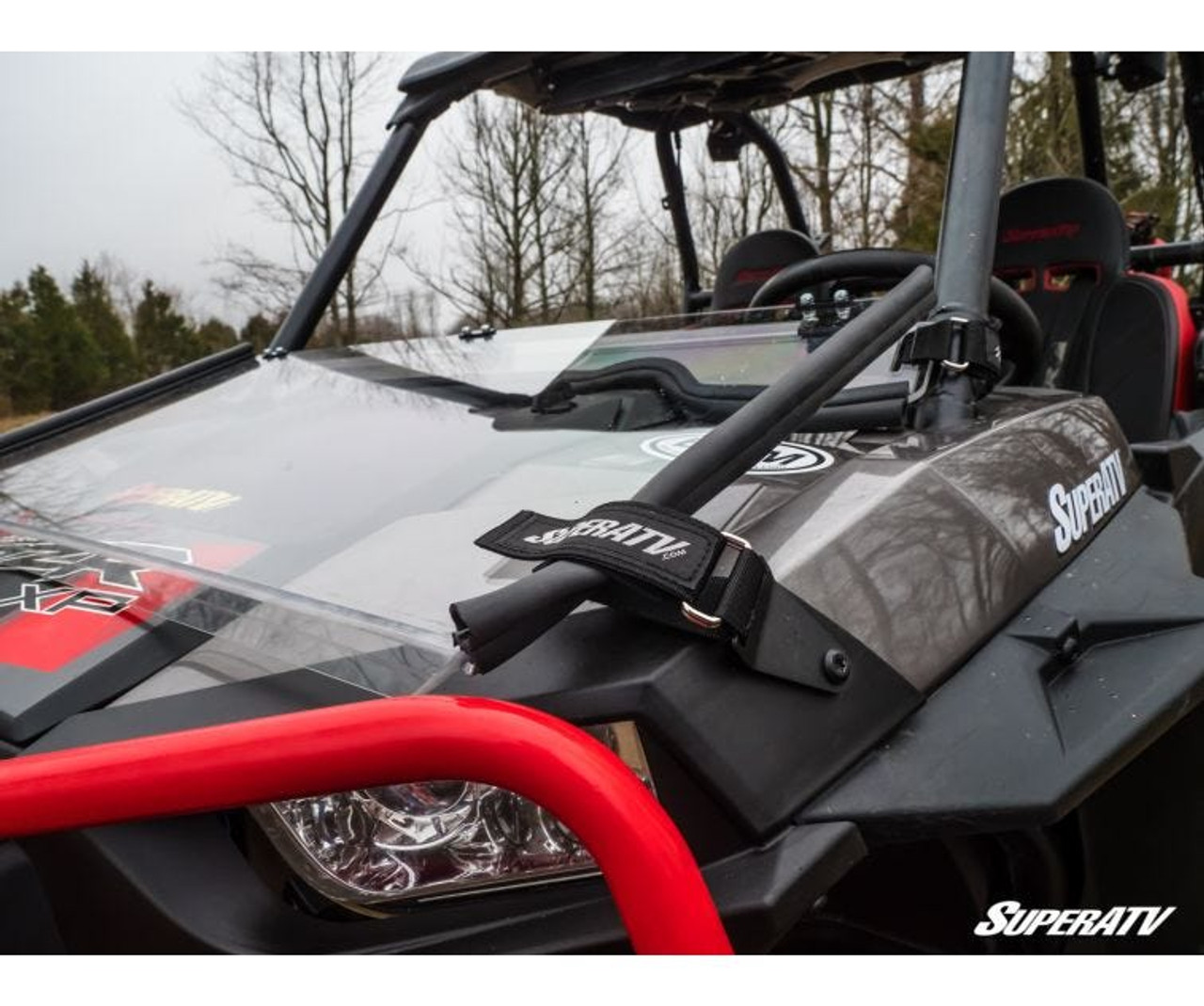 Polaris RZR 900 Scratch Resistant Flip Down Windshield
