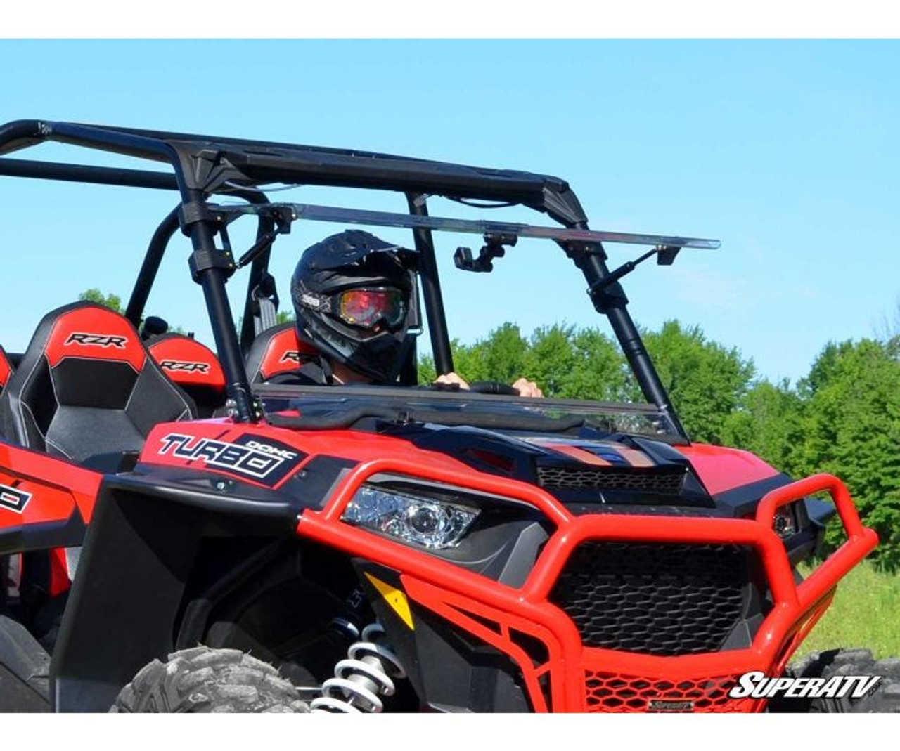 Polaris RZR 900 Scratch Resistant Flip Windshield