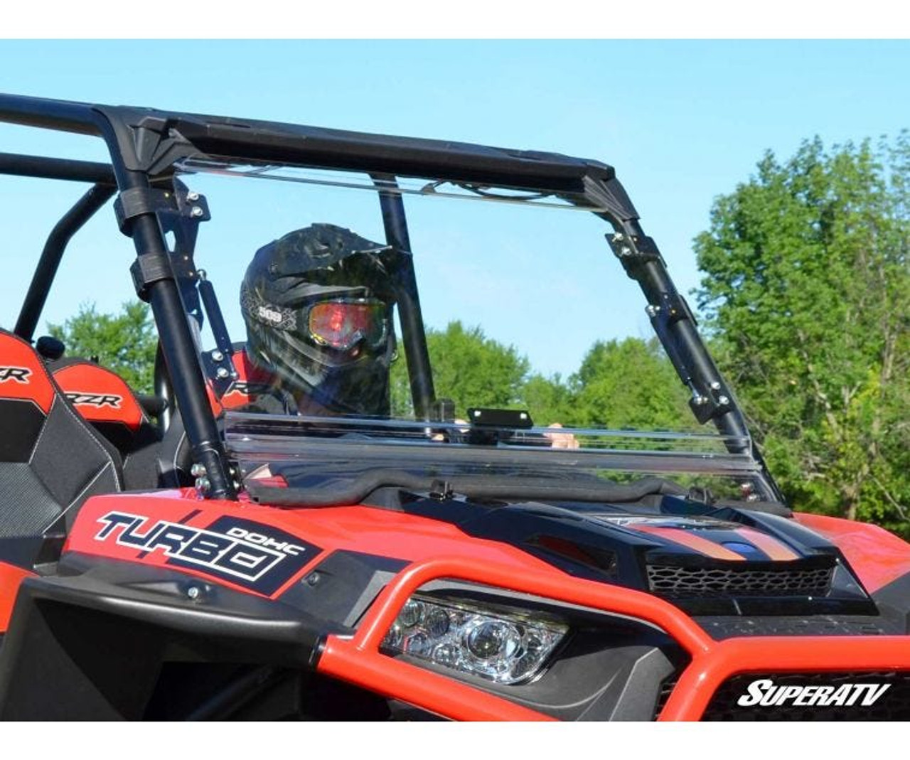 Polaris RZR 900 Scratch Resistant Flip Windshield
