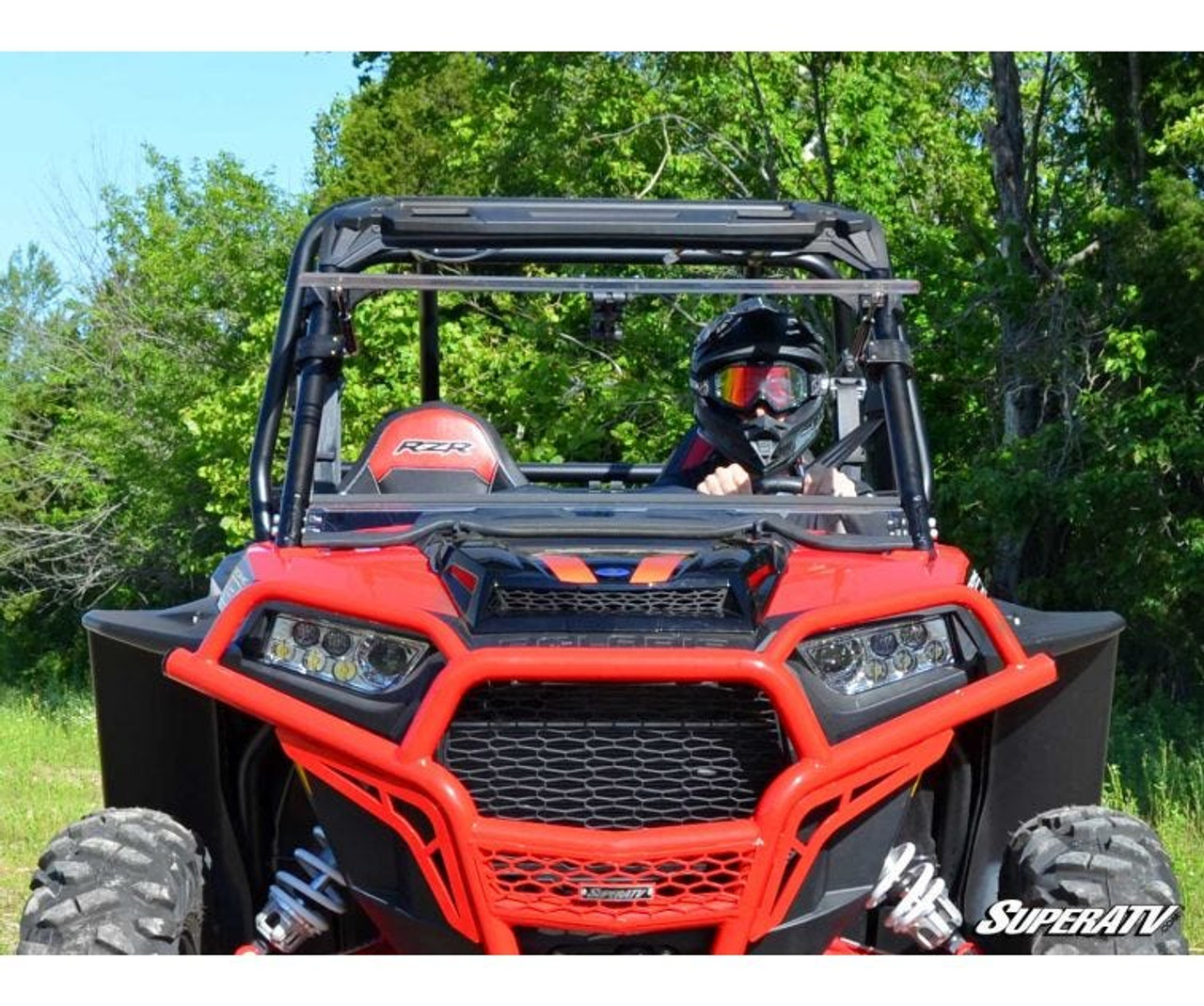 Polaris RZR 900 Scratch Resistant Flip Windshield