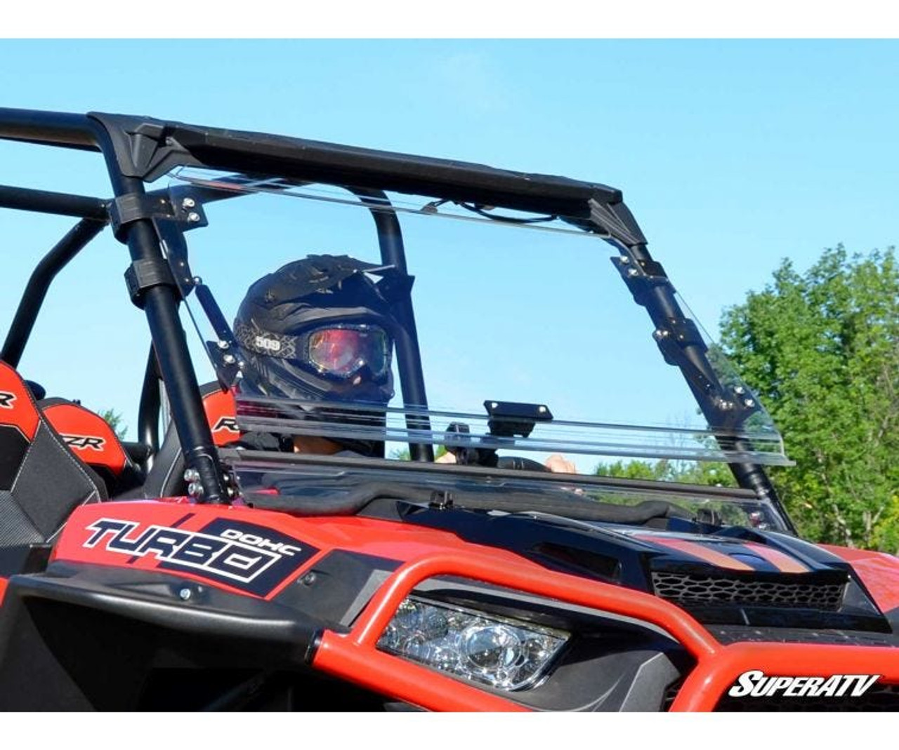 Polaris RZR S 1000 Scratch Resistant Flip Windshield