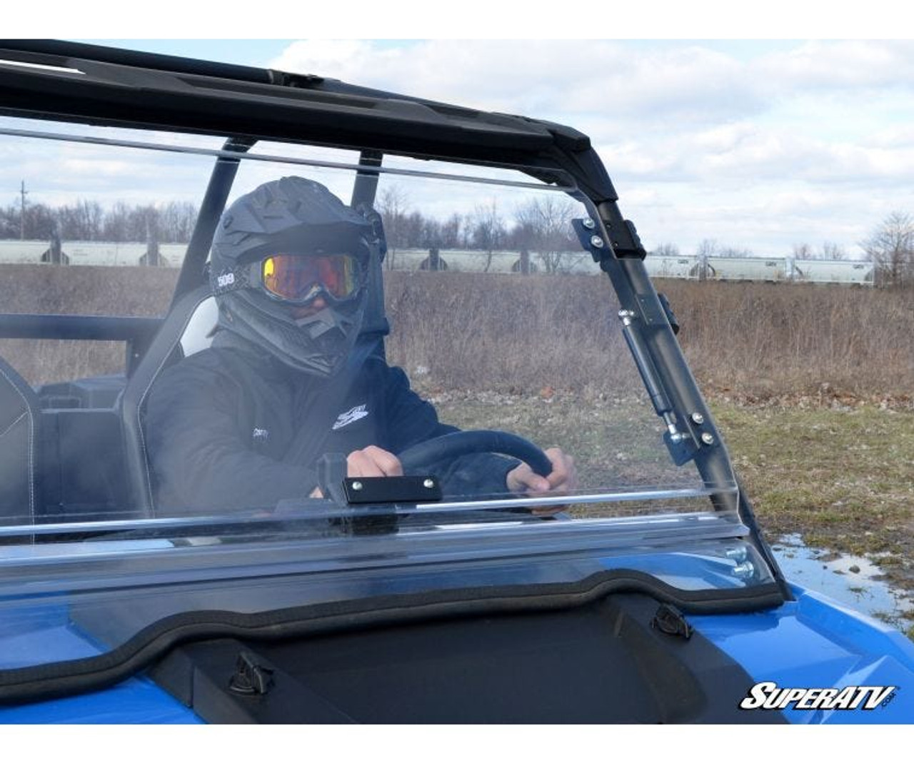 Polaris RZR S 1000 Scratch Resistant Flip Windshield