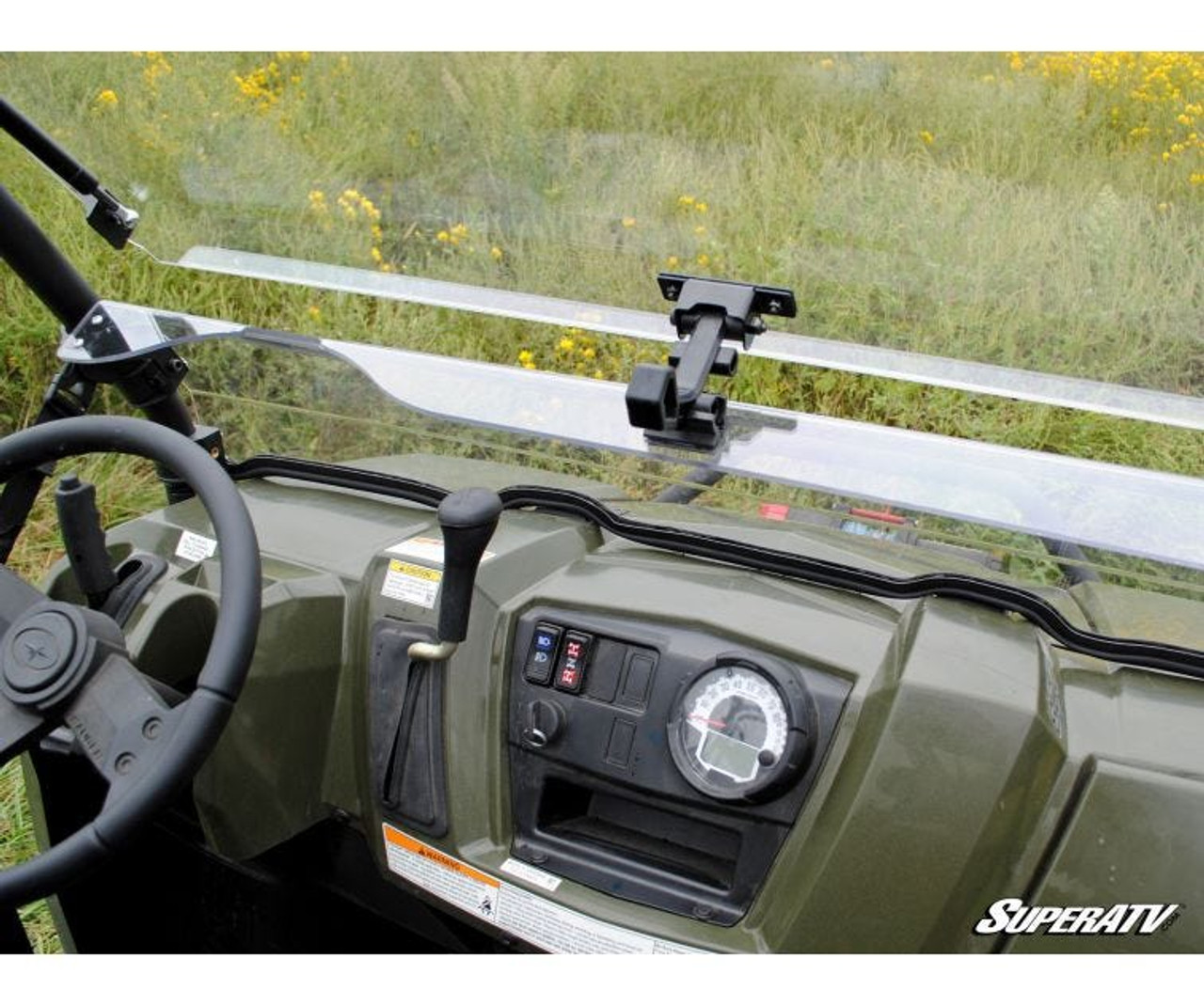 Polaris Ranger Full-Size 570 Scratch Resistant Flip Windshield