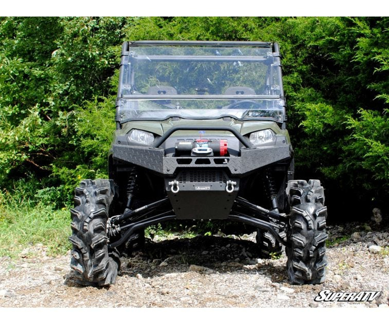 Polaris Ranger Full-Size 570 Scratch Resistant Flip Windshield