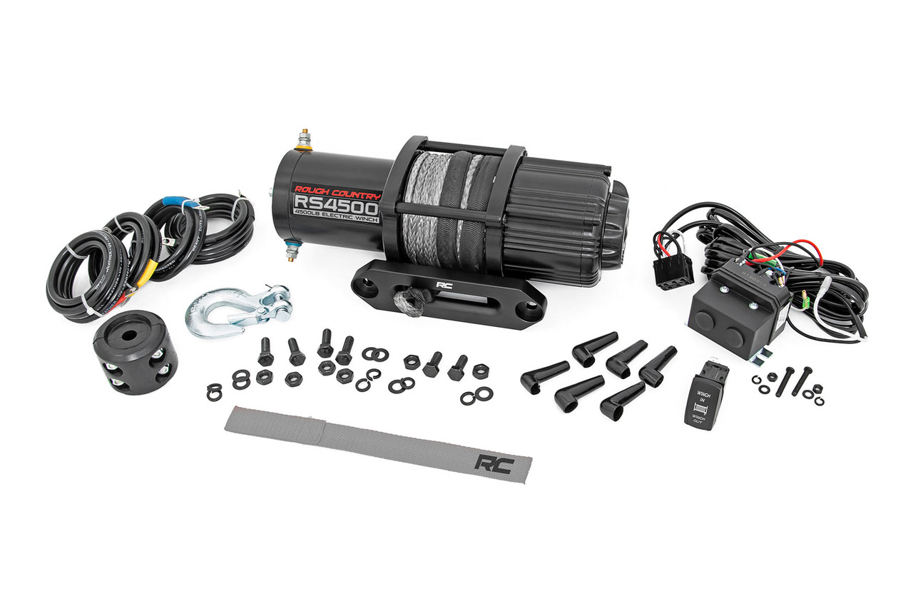 Rough Country 4500-LB Winch UTV | Synthetic Rope