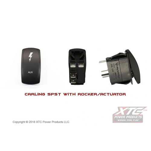 Carling Switch with AUX Power Actuator/Rocker Additional Image 1