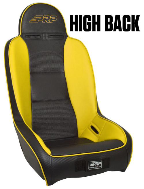 Can-Am High Back Seat – Yellow (Pair)