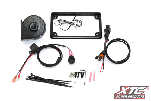 RZR XP 2015+ Plug & Play¬Æ Power Adapter & Horn Kit with 6" 6 LED License Frame