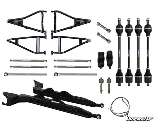 Polaris RZR XP Turbo 3" Long Travel Kit - Chromoly Tubed