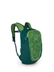 Front of pack showing zip top, padded shoulder straps, bottle pocket, and one of many fun patterns Front of pack showing zip top, padded shoulder straps, bottle pocket, and one of many fun patterns