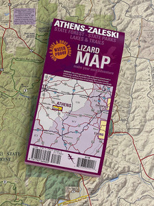 Athens - Zaleski State Forest Map Athens - Zaleski State Forest Map