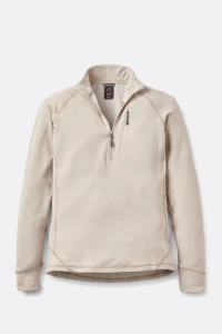 Front view of the women's quarter zip Nexus Pull-on fleece jacket.
