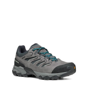 Profile view of a single show showing nubuck with recycled synthetic vents, toe and heel cap. Profile view of a single show showing nubuck with recycled synthetic vents, toe and heel cap.