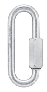 Small, thin steel carabiner with twist lock and wide opening. Small, thin steel carabiner with twist lock and wide opening.