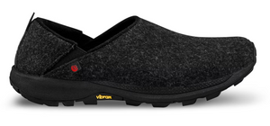 Image of Rekovr shoe showing wool upper and Vibram midsole Image of Rekovr shoe showing wool upper and Vibram midsole
