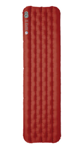 full front image of red sleeping pad full front image of red sleeping pad