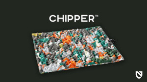 Image of the Chipper, showing off all the reclaimed foam seats.
