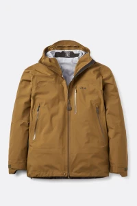 Image of the firewall jacket in the oak color way. Here we see the robust 3 layer construction and the high side pockets.